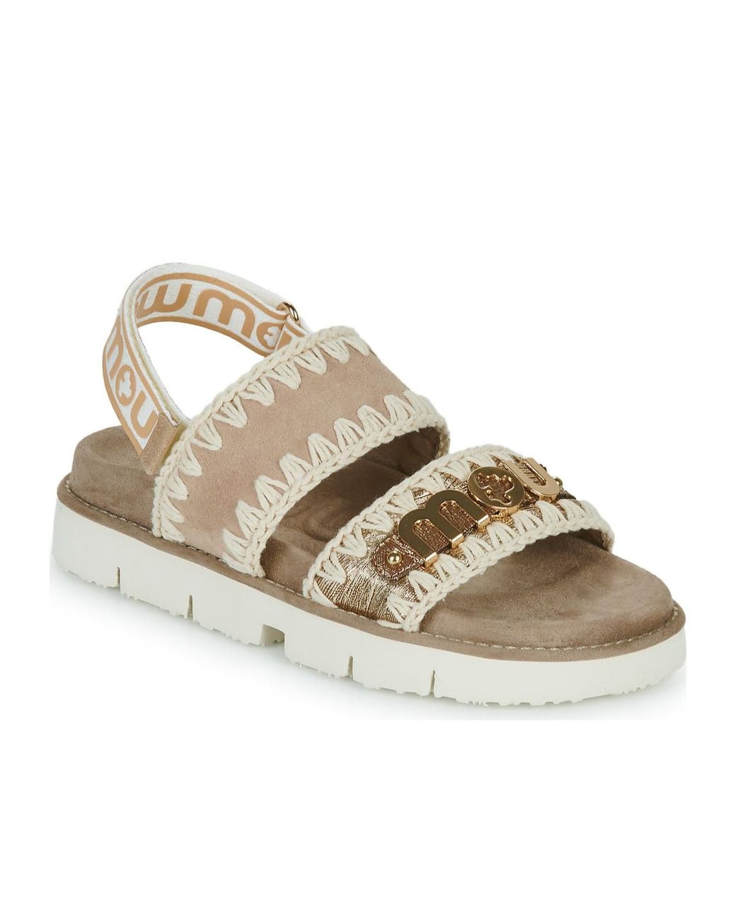 Mou Natural Bio Slingback Sandals