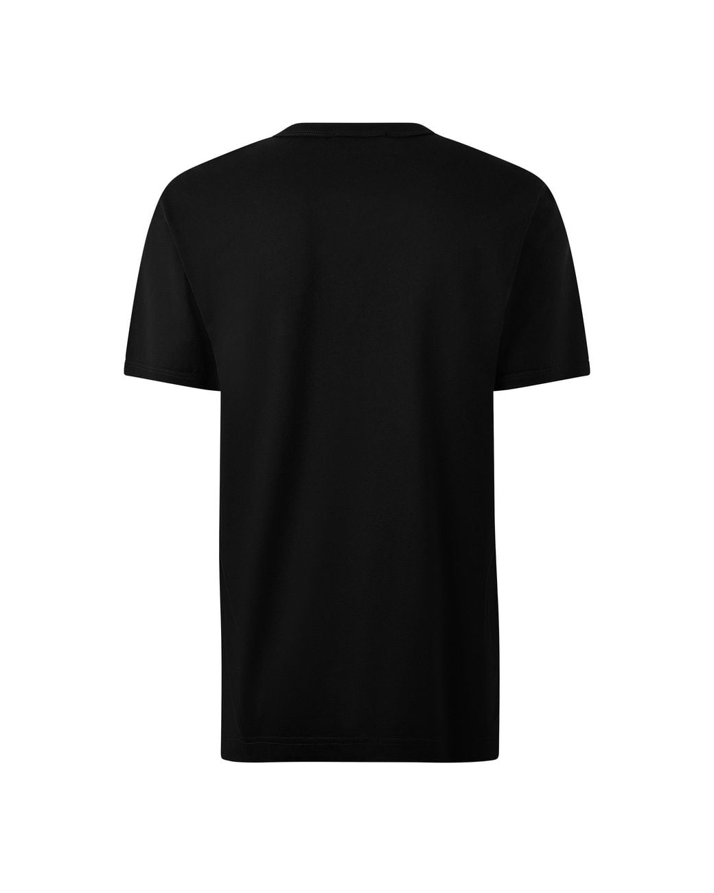 Dolce & Gabbana Black Solid Color T-Shirt for men