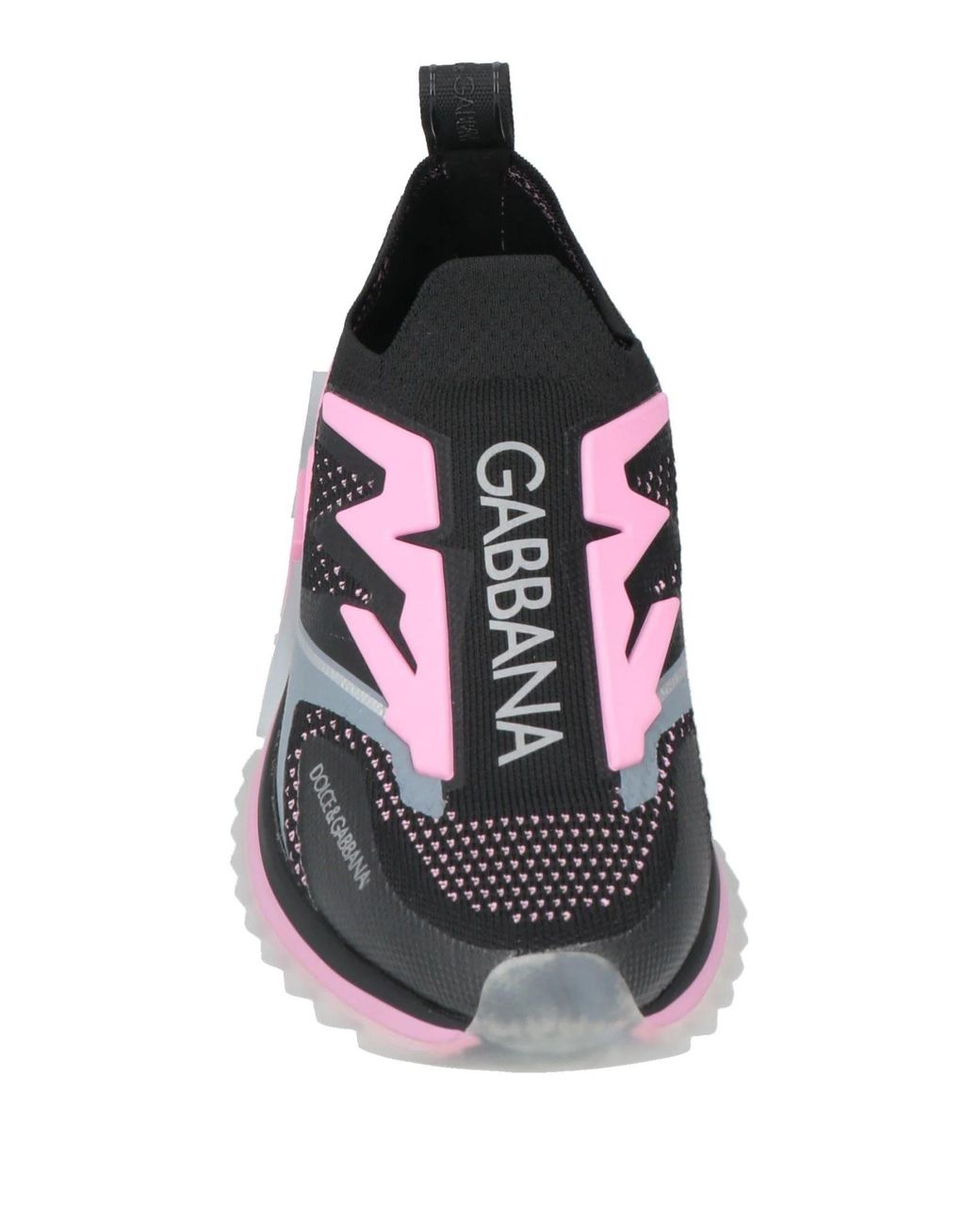 Dolce & Gabbana Black Two-Tone Spliced Sneakers