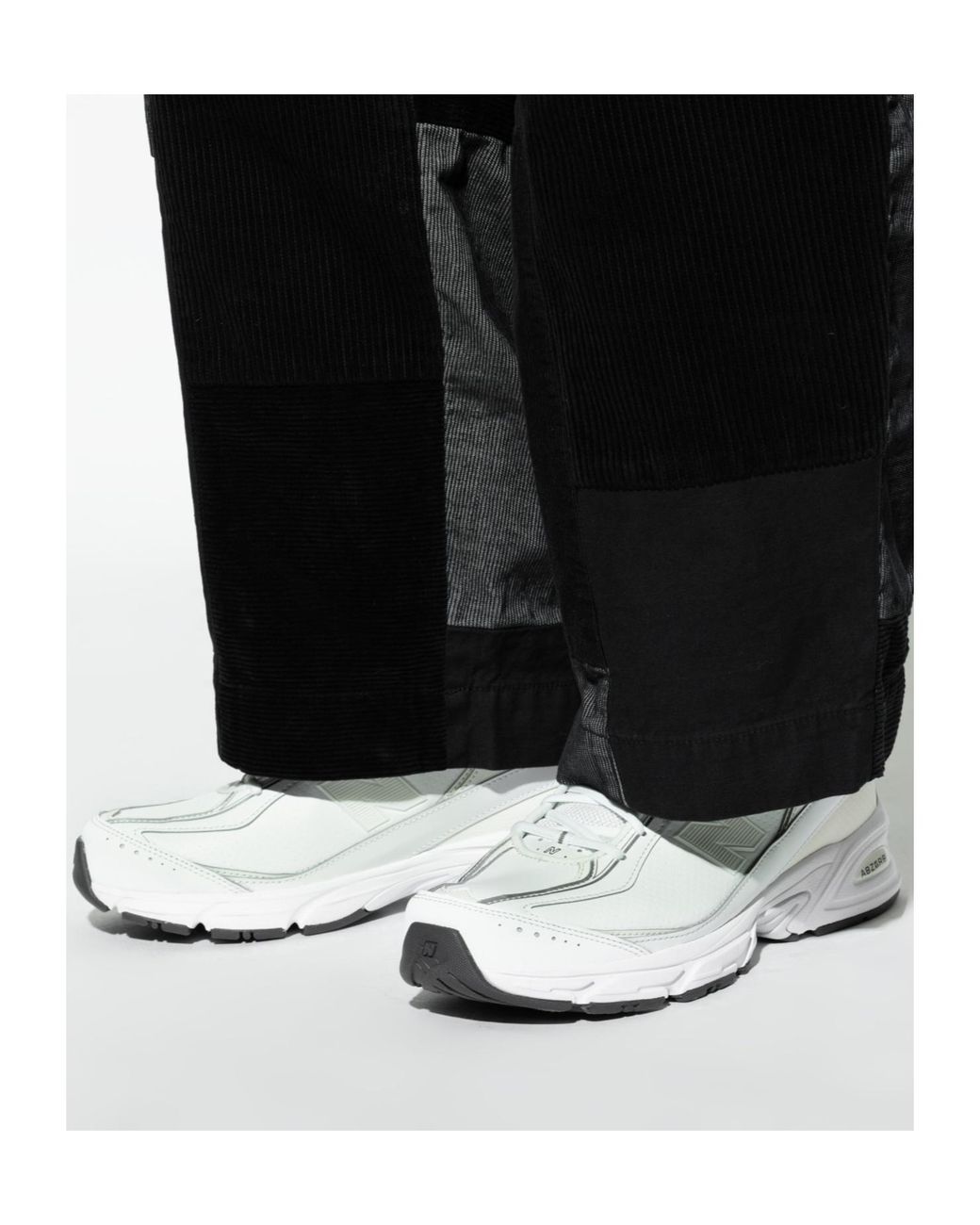 Comme des Garçons White Round-Toe Sneakers for men