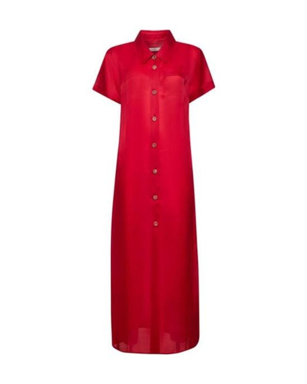 Khaite Red Effy Maxi Dress
