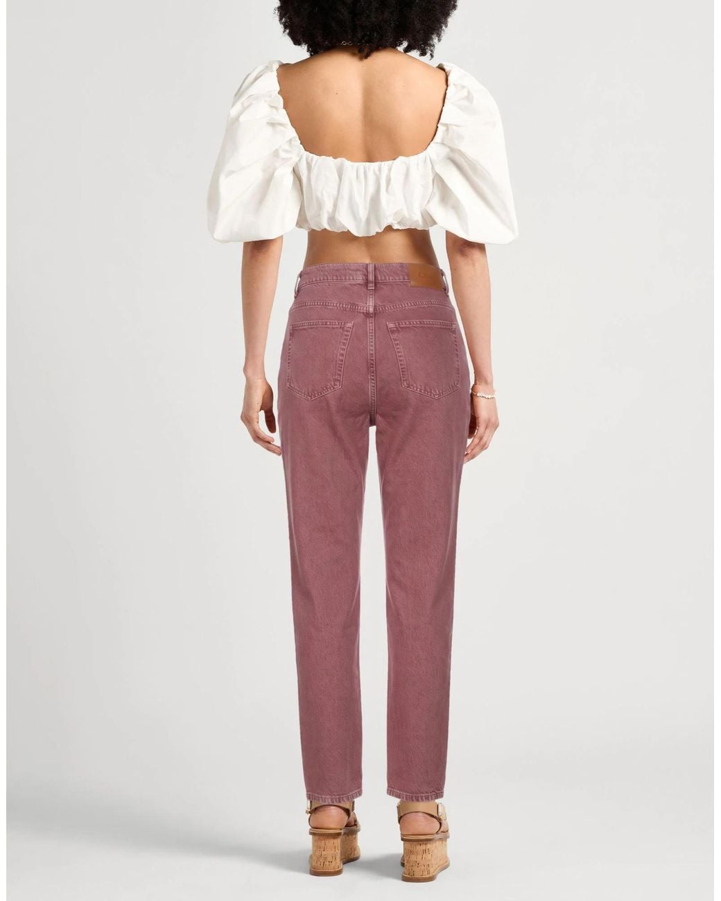Chloé Red Slim-Fit Jeans