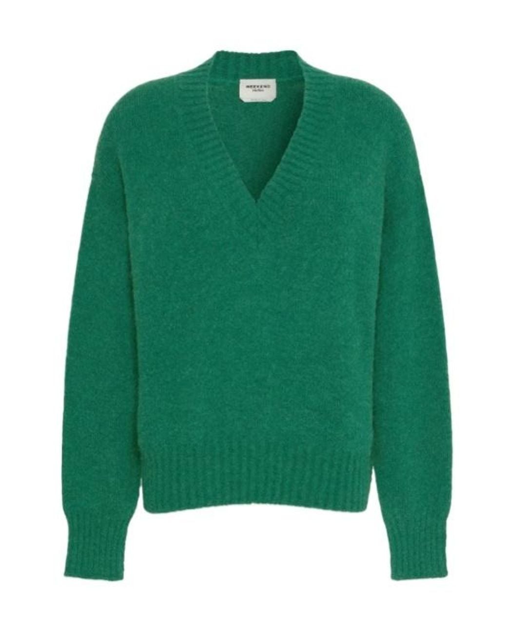 Weekend by Maxmara Green Visita V-Neck Knitted Sweater