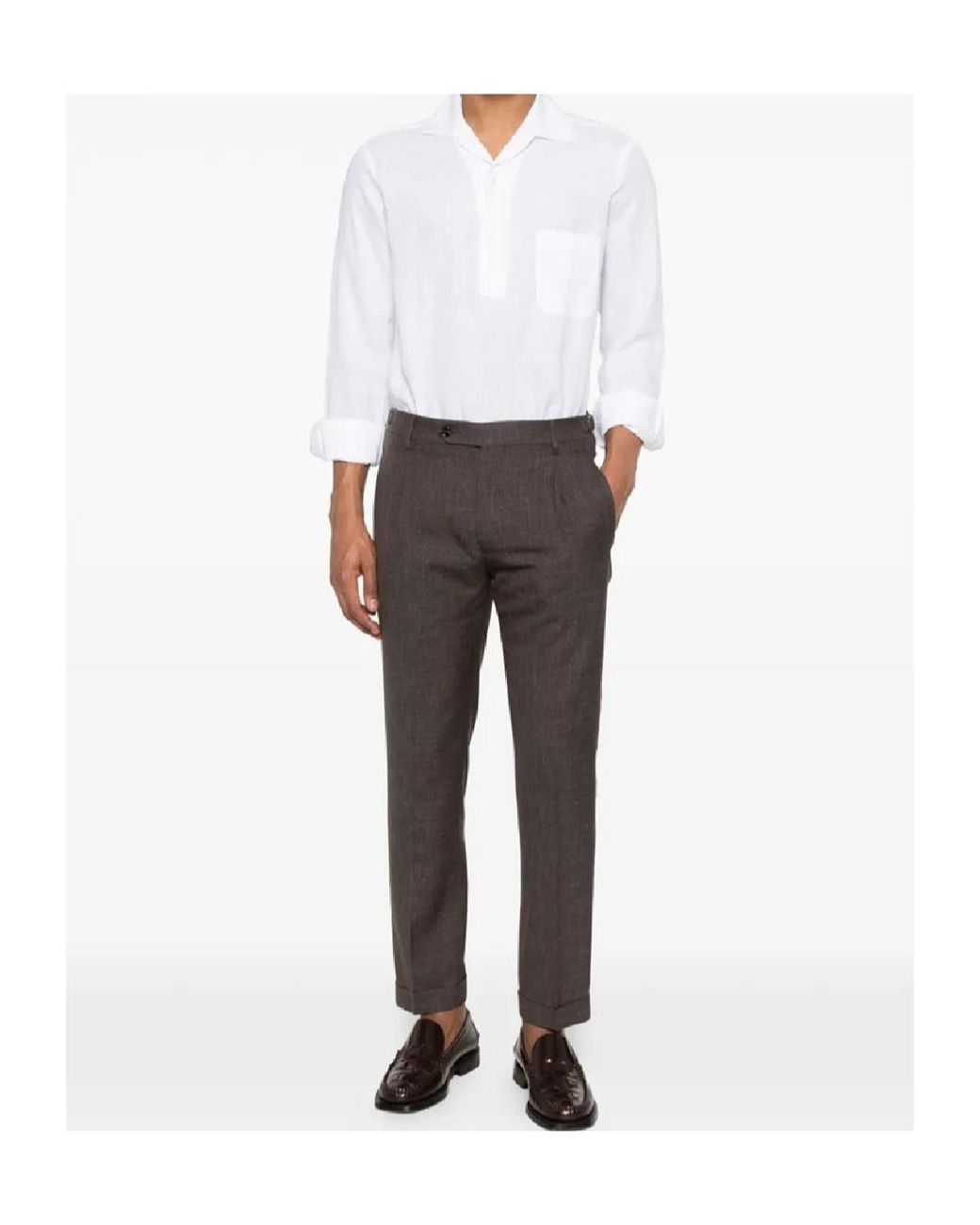 Lardini White Buttoned Shirt for men