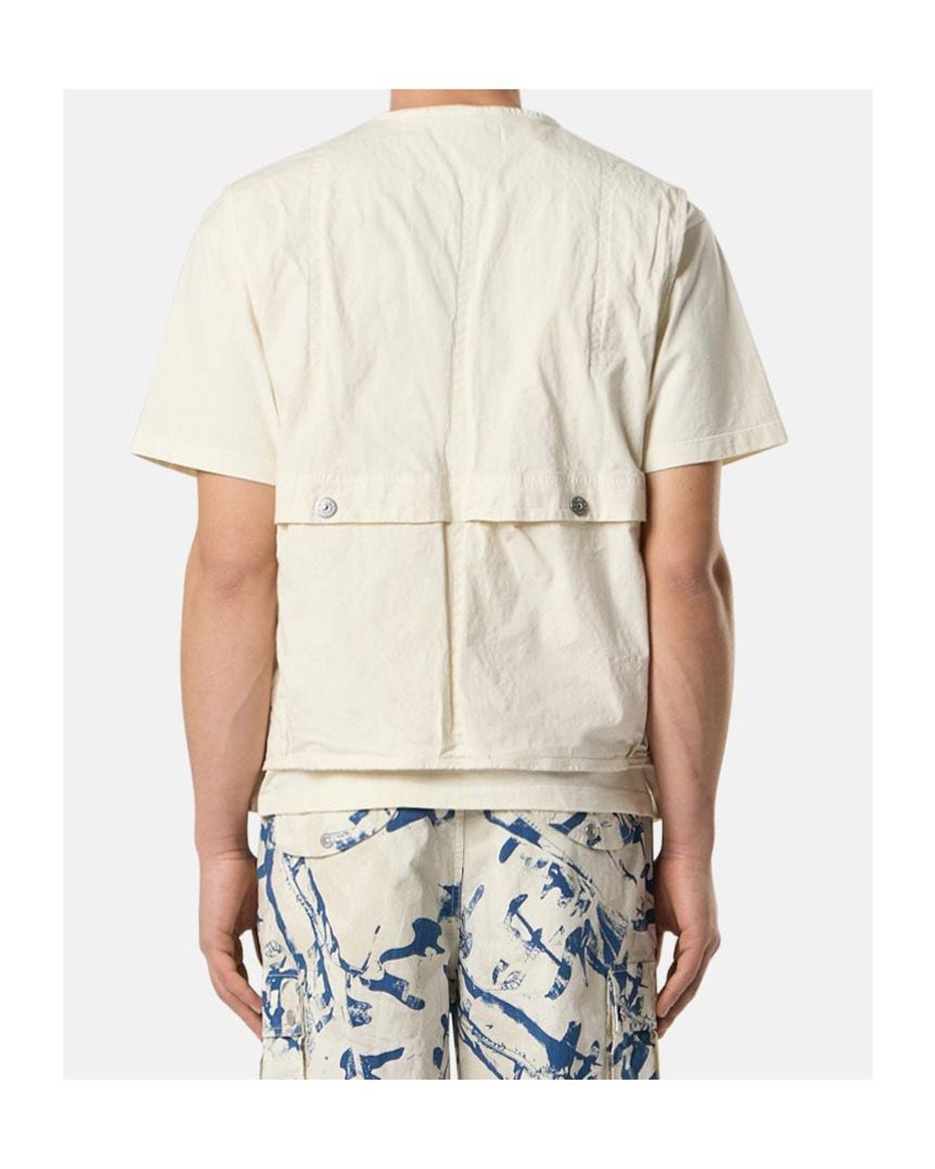 Stone Island Natural Logo-Patch Gilet for men