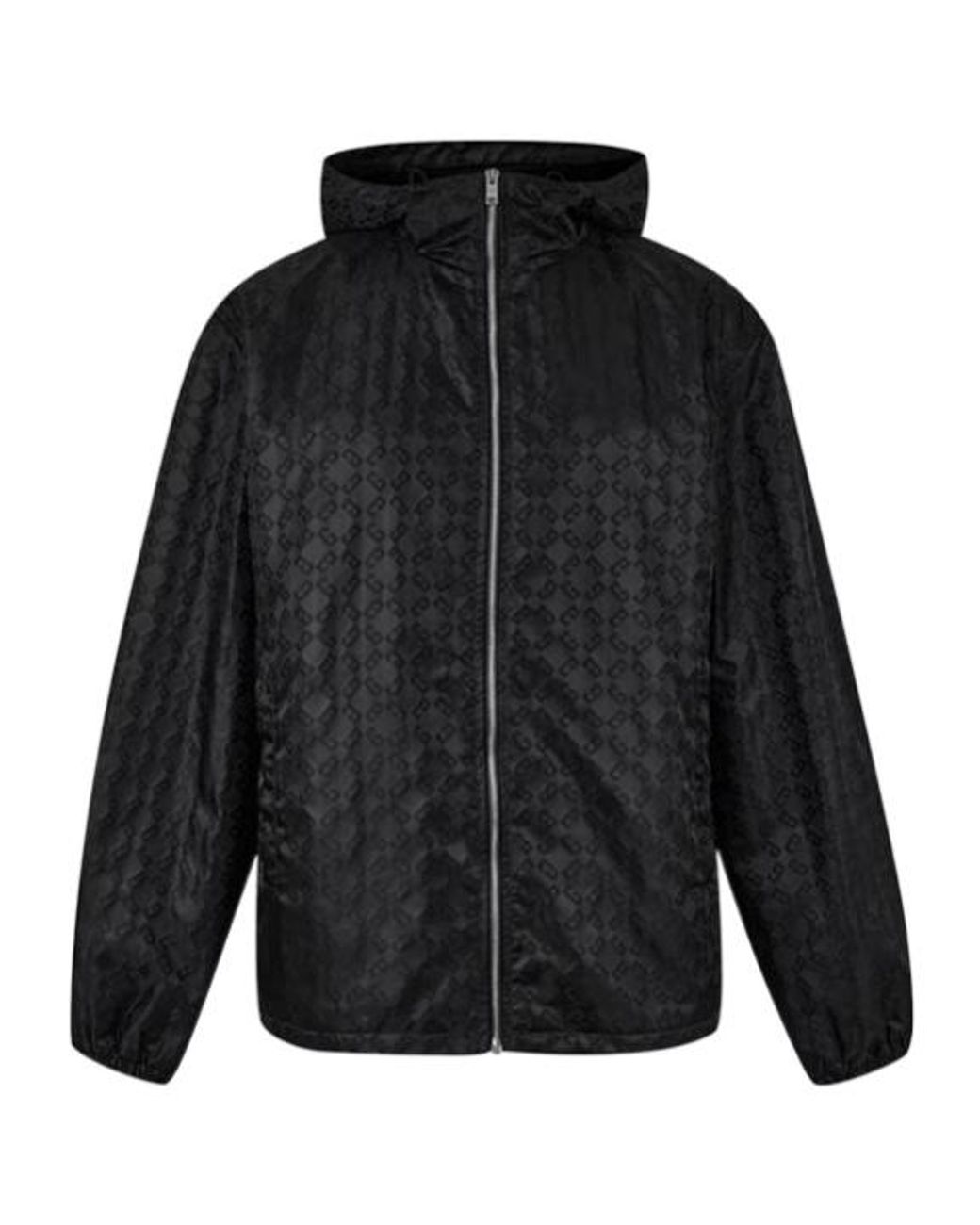 Givenchy Black Logo Hooded Casual Jacket for men