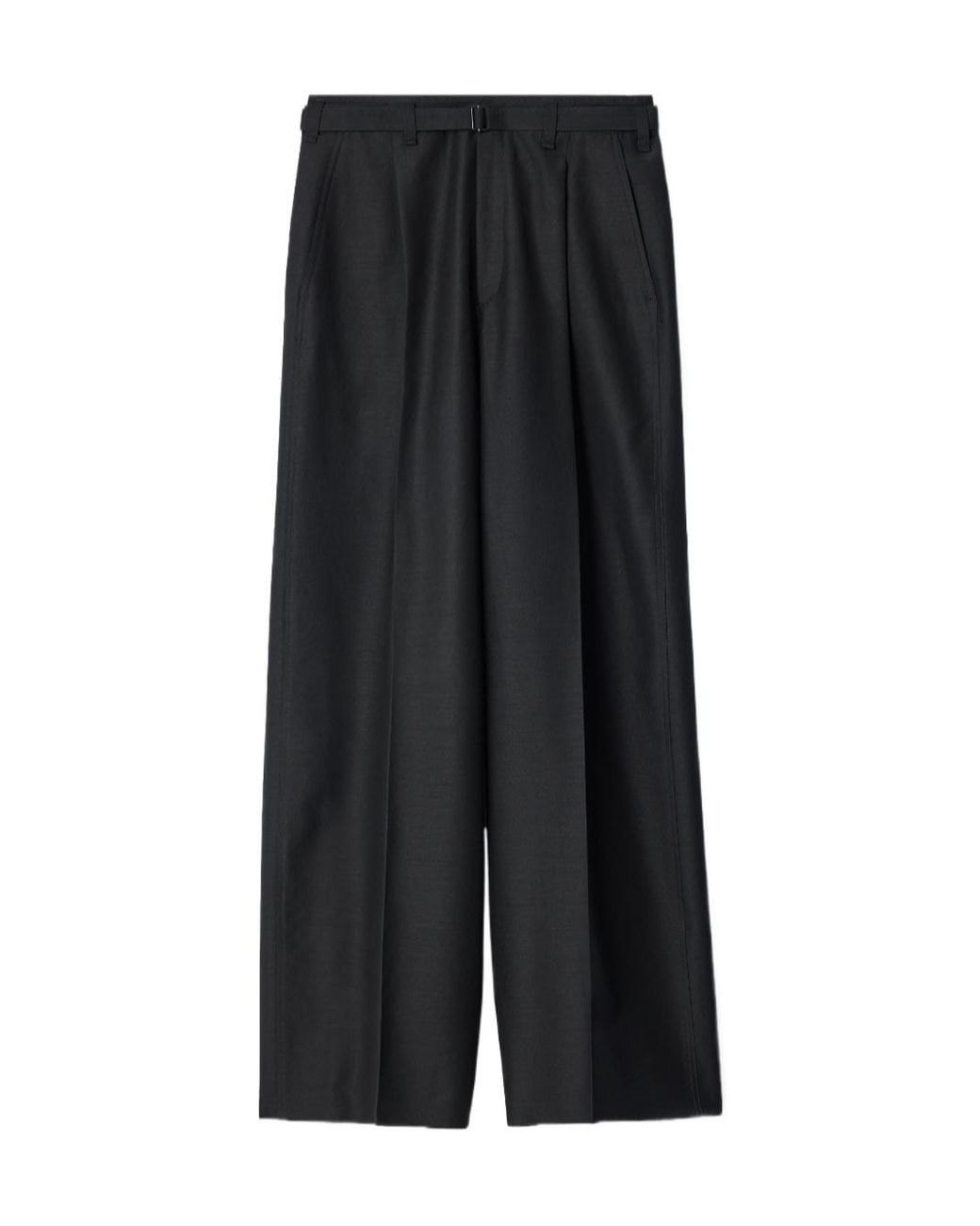 Lemaire Black Large Pleated Pants