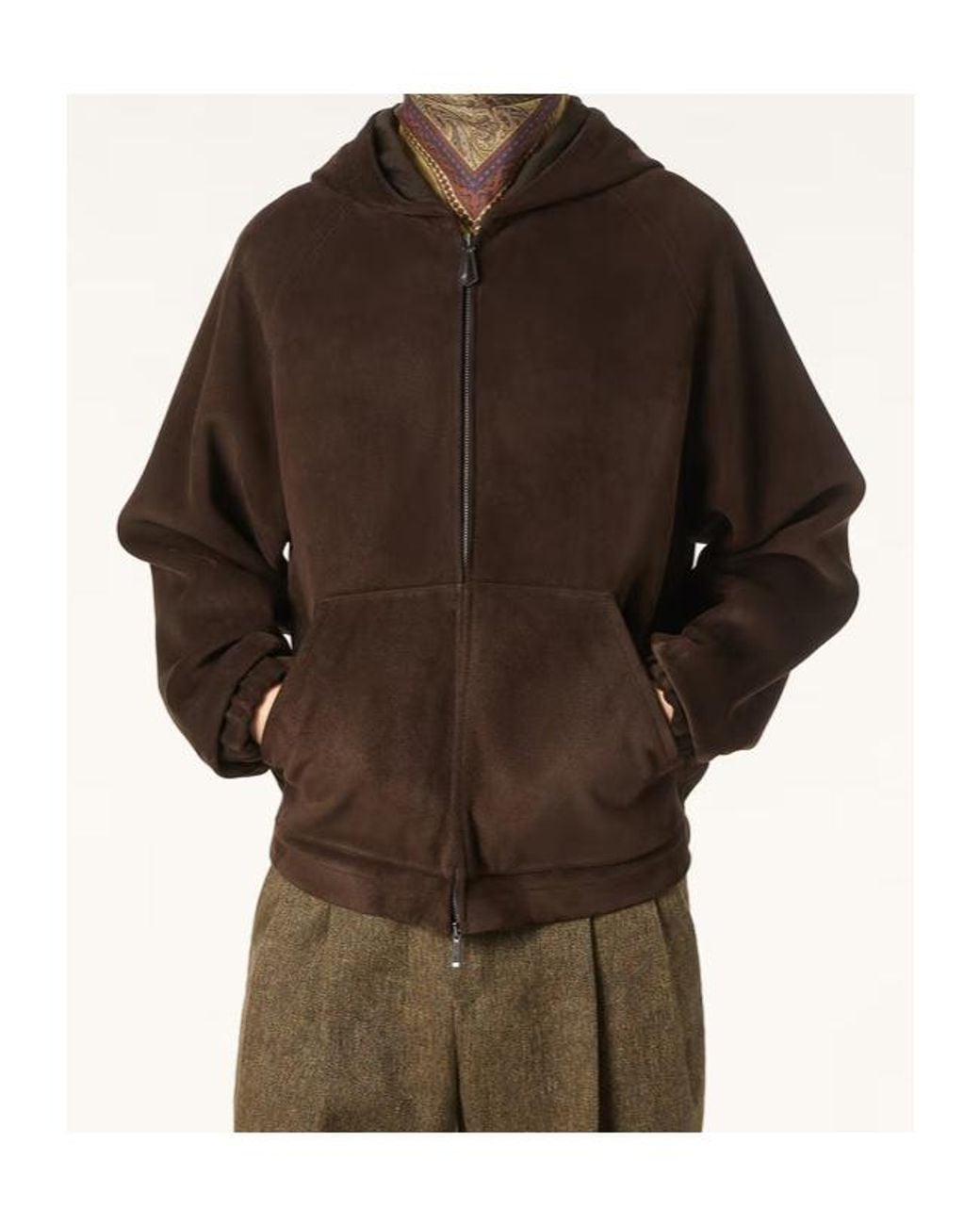 Loro Piana Brown Remy Blouson for men