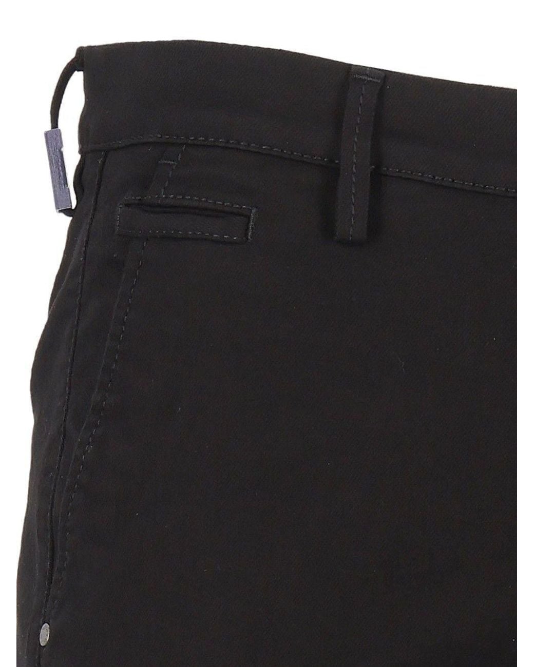 Jacob Cohen Black Bobby Slim Fit Pants for men
