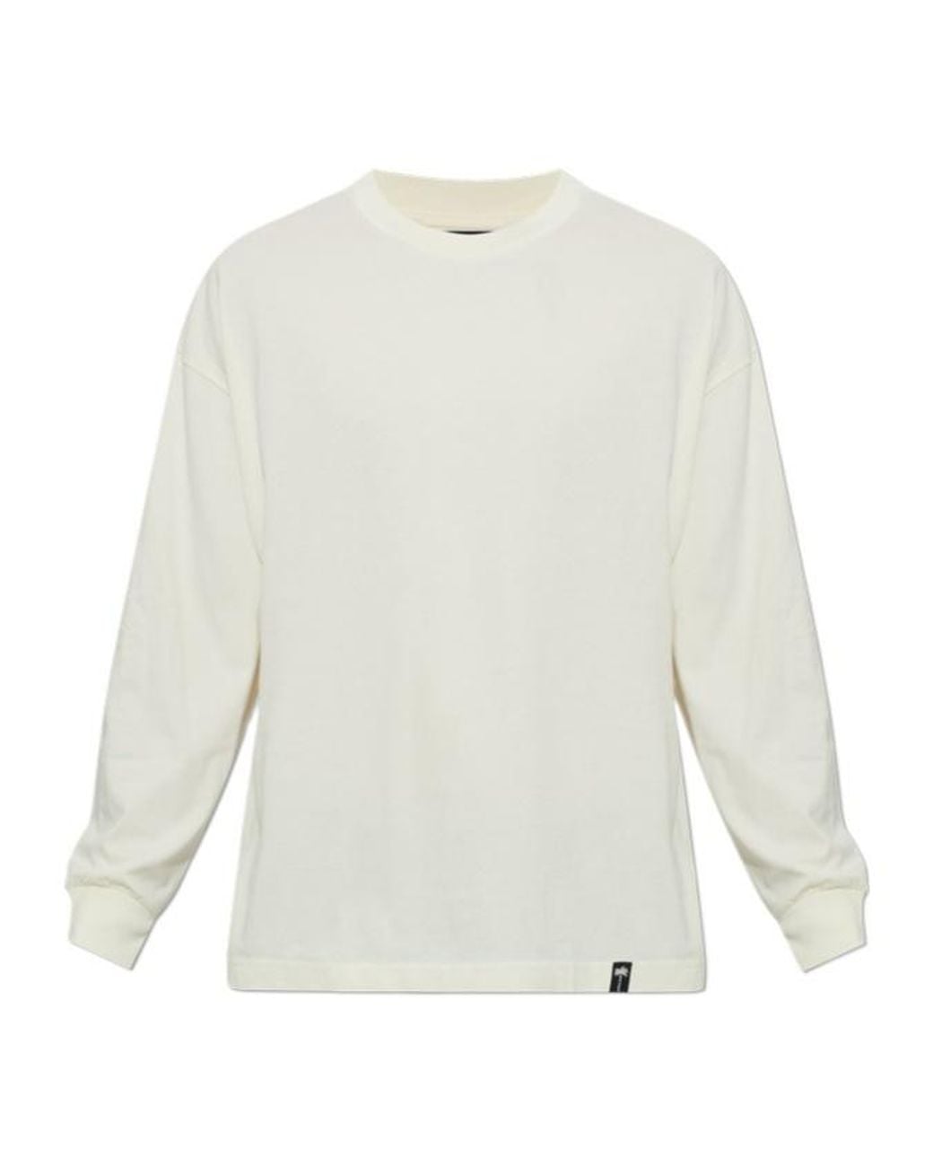 Palm Angels White Long-Sleeve T-Shirt for men