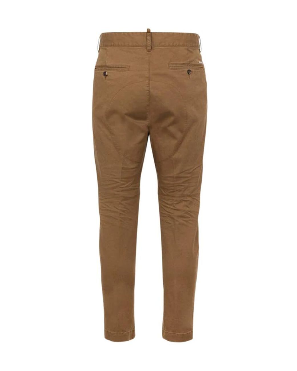 DSquared² Natural Button-Fastening Chino Pants for men