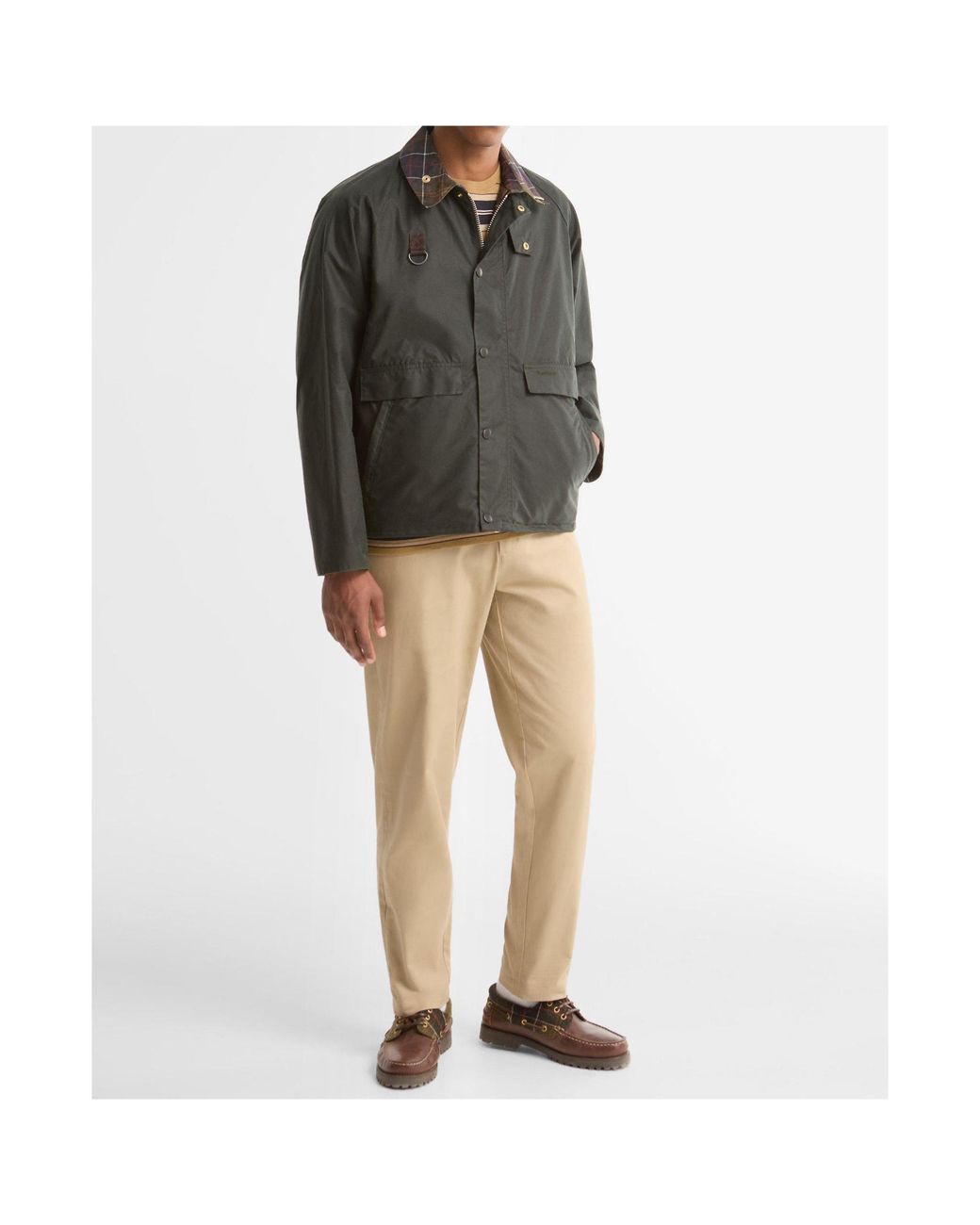 Barbour Black Waxed Utility Jacket for men