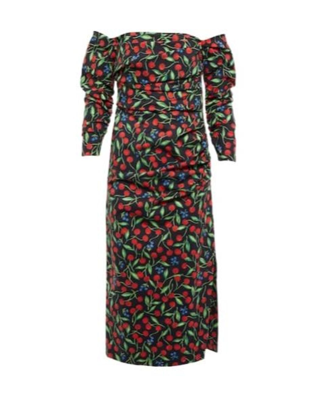 Carolina Herrera Black Midi Dress