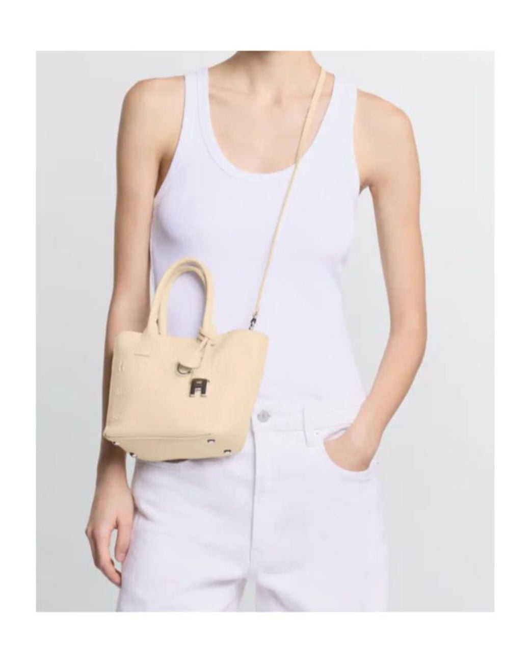 Hogan Natural Address Mini Shopping Bag