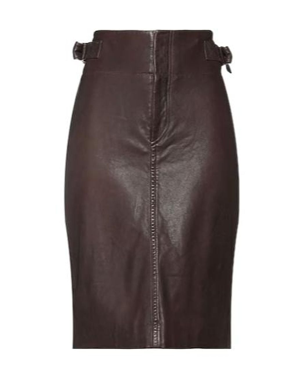 Isabel Marant Brown Minimalist Fitted Dress