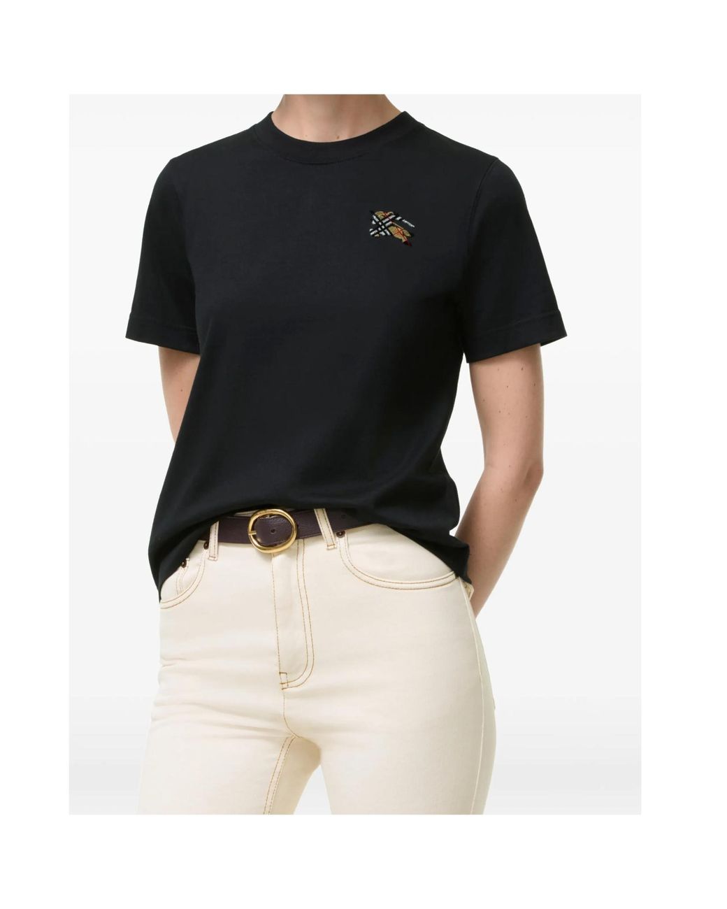 Burberry Black Frankie Logo T-Shirt