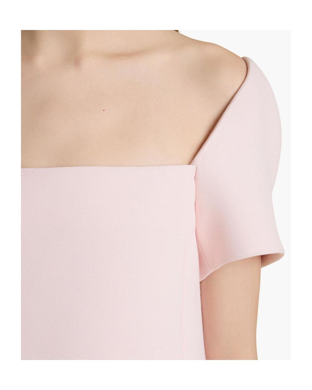 Khaite Pink Benji Mini Dress