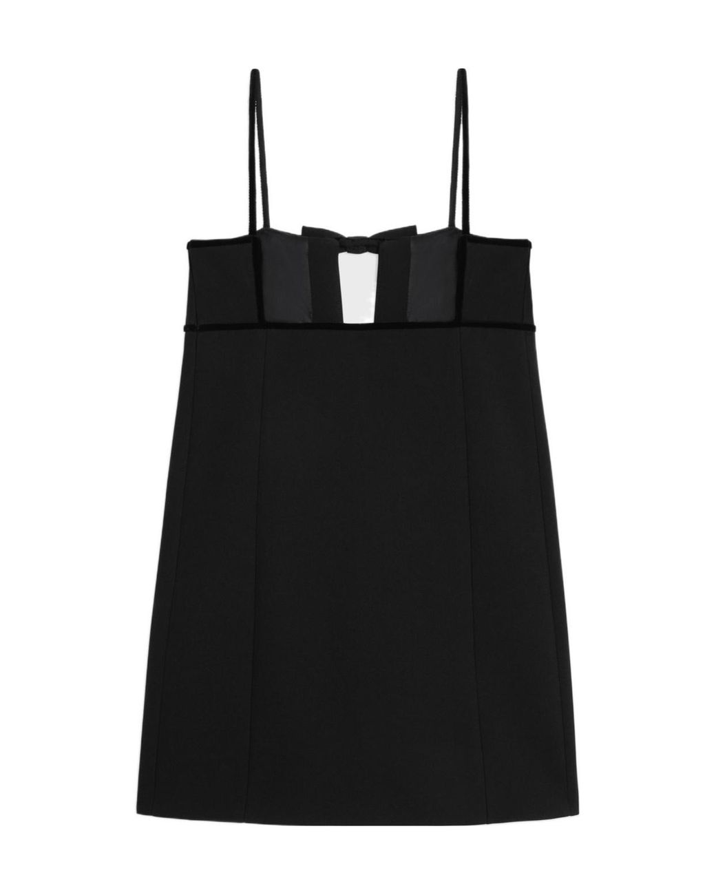 Céline Black Trapeze Mini Dress