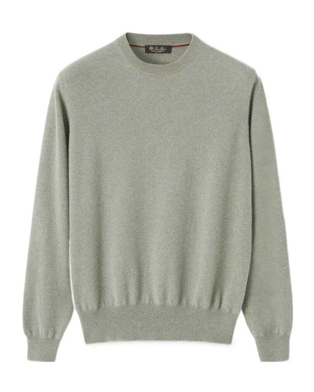 Loro Piana Gray Classic Crewneck for men