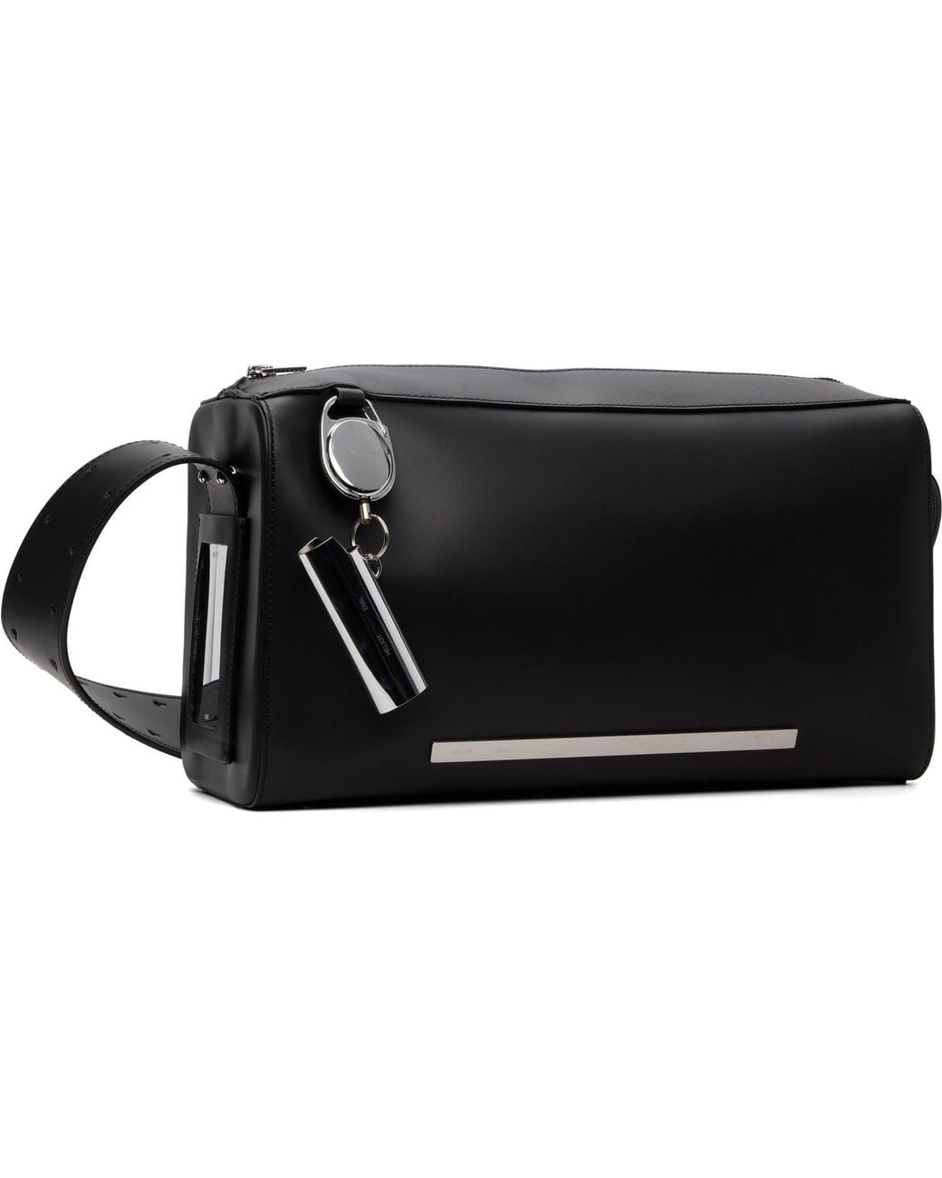 HELIOT EMIL Black Vega Shoulder Bag for men