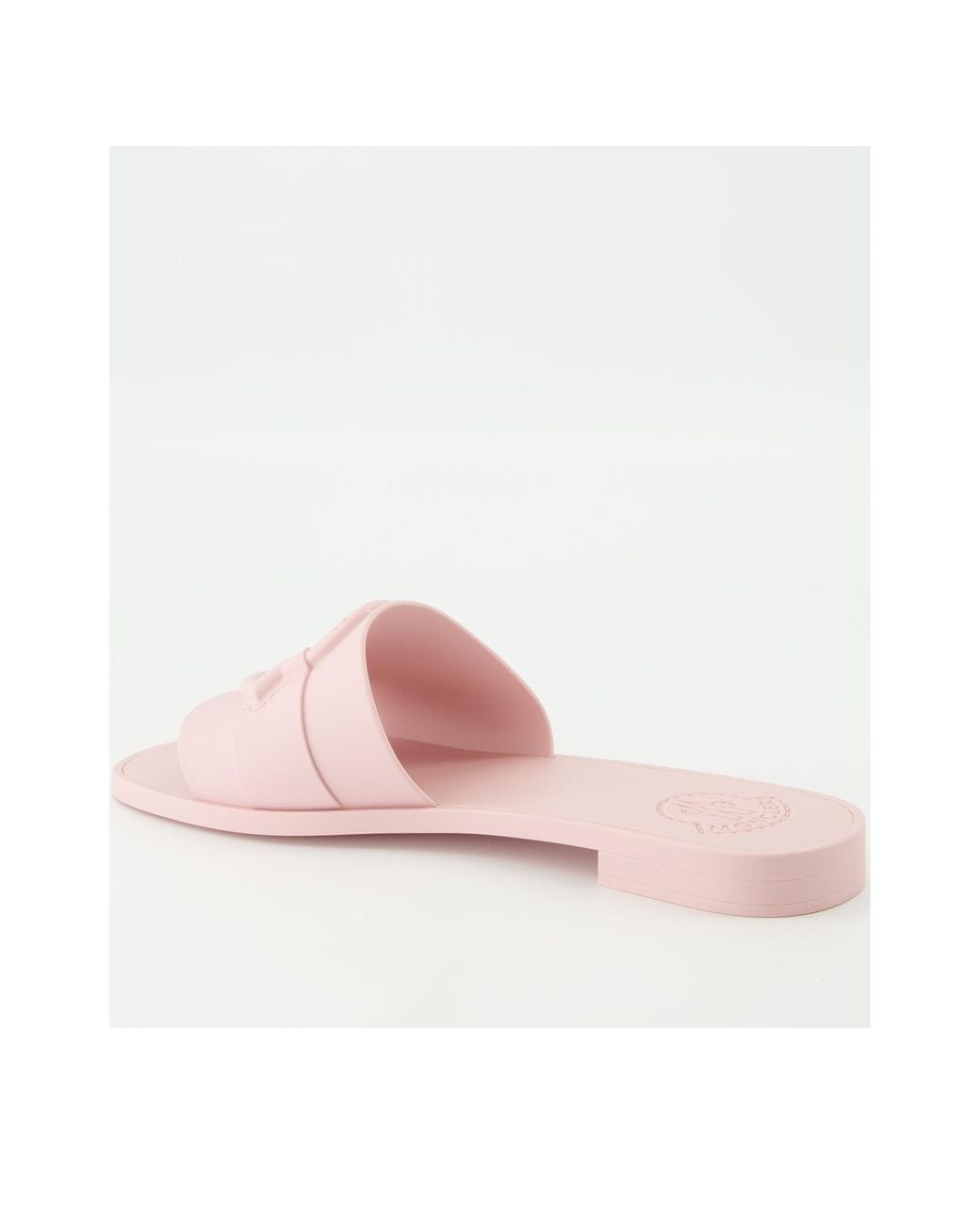 Moncler Pink Mon Logo Detailed Slides