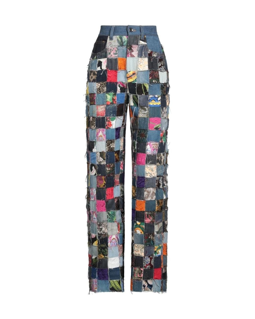 Dolce & Gabbana Blue Straight-Leg Jeans