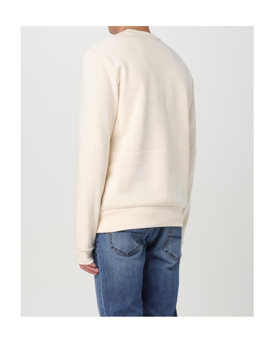 Lacoste Gray Fleece Crewneck Sweatshirt for men