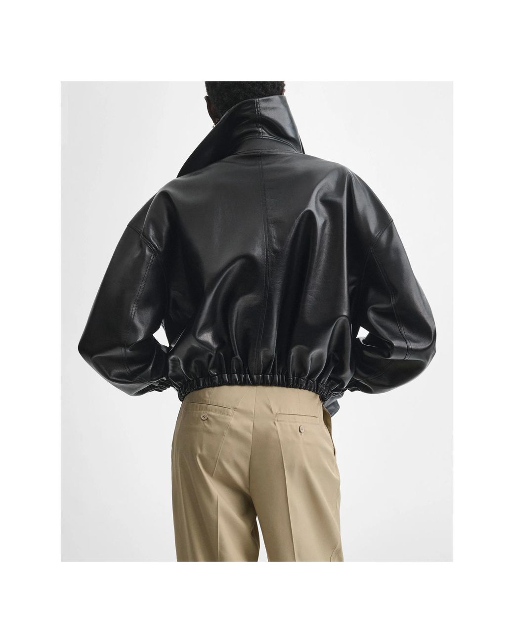 Phoebe Philo Black Moon Pilot Leather Jacket