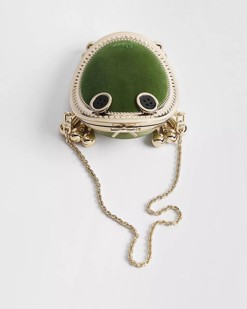 Dior Green Frog Minaudière Bag