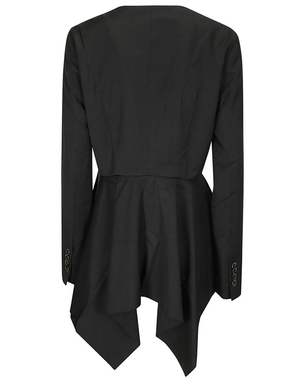 Uma Wang Black Long-Sleeved Casual Jacket