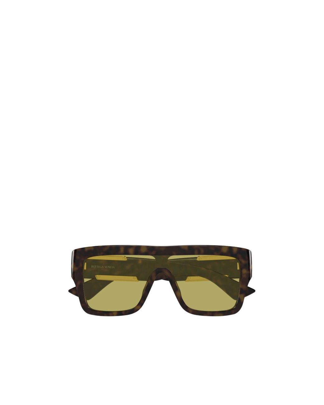 Bottega Veneta Green Eyewear Geometric Frame Sunglasses for men
