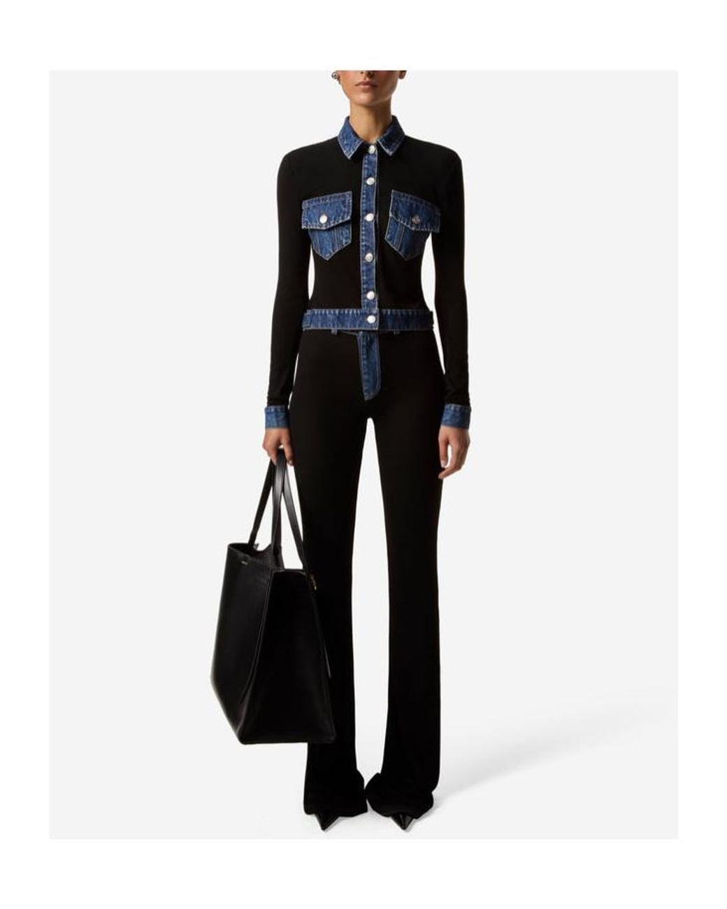 Coperni Blue Long-Sleeve Shirt