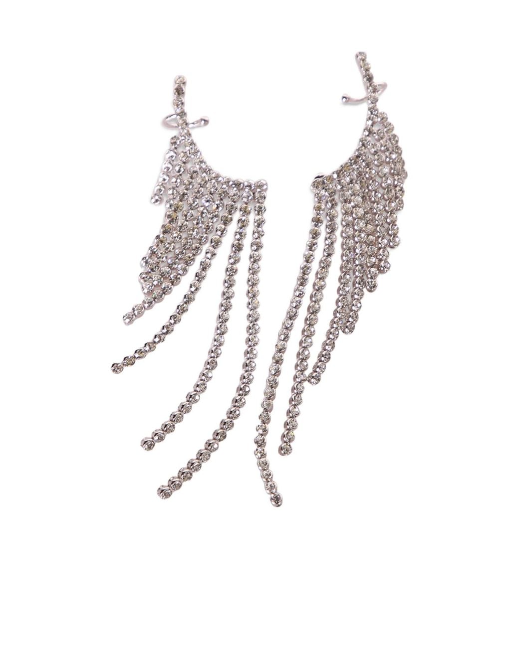 Rabanne White Drop Earrings