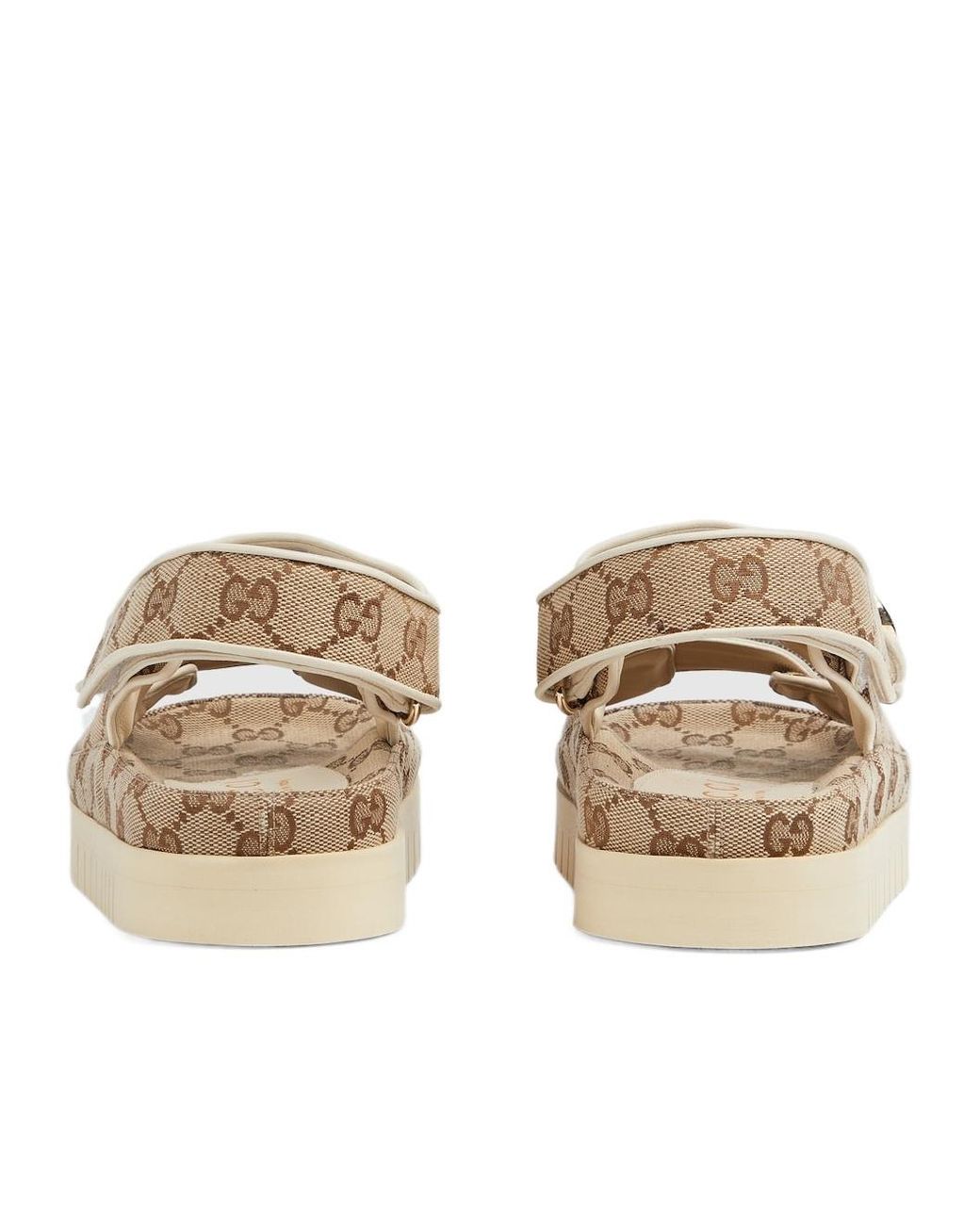 Gucci Natural Sandal With Double G