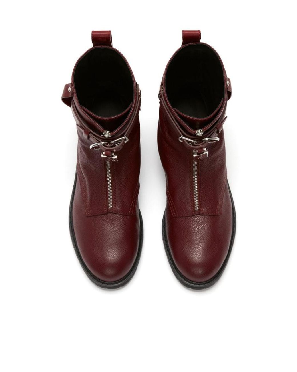 J.W. Anderson Brown Padlock Details And Ankle Boots