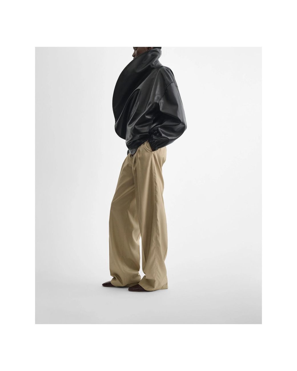 Phoebe Philo Black Moon Pilot Leather Jacket