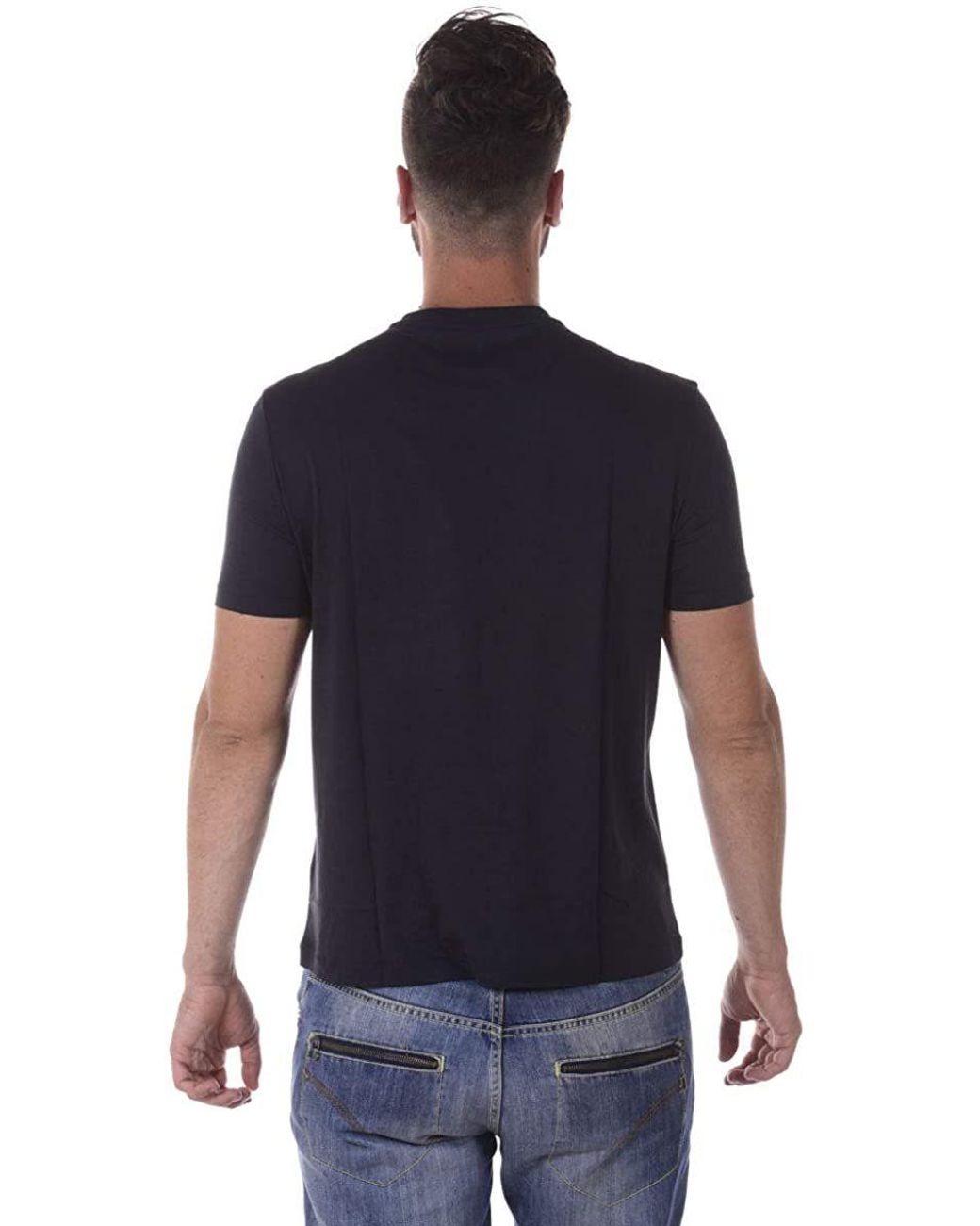 Armani Jeans Blue Logo T-Shirt for men