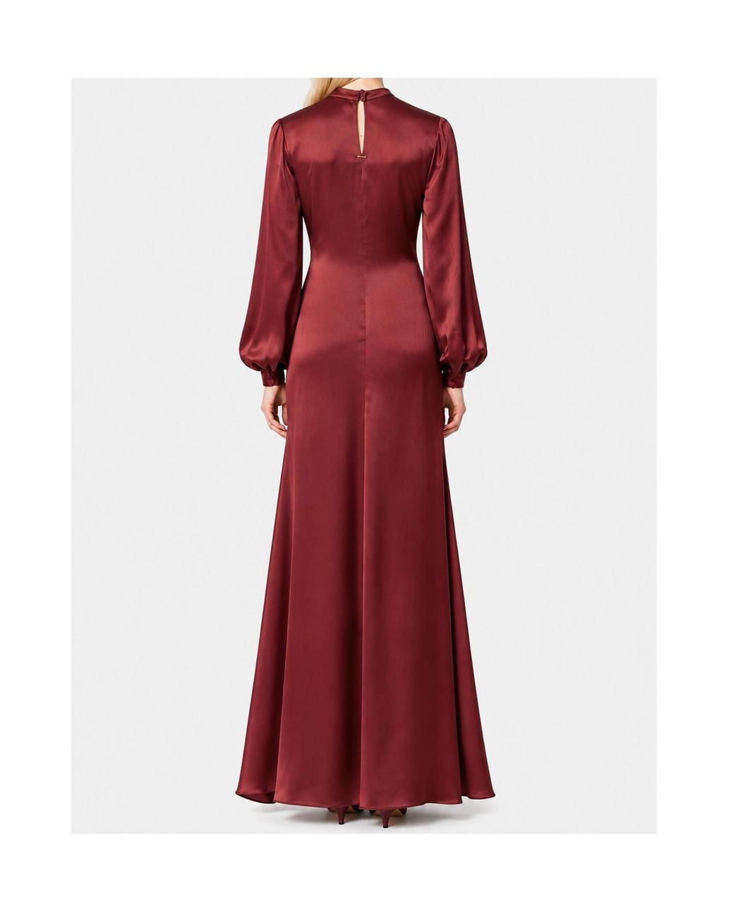 Twinset Red Lace-Paneled Dress