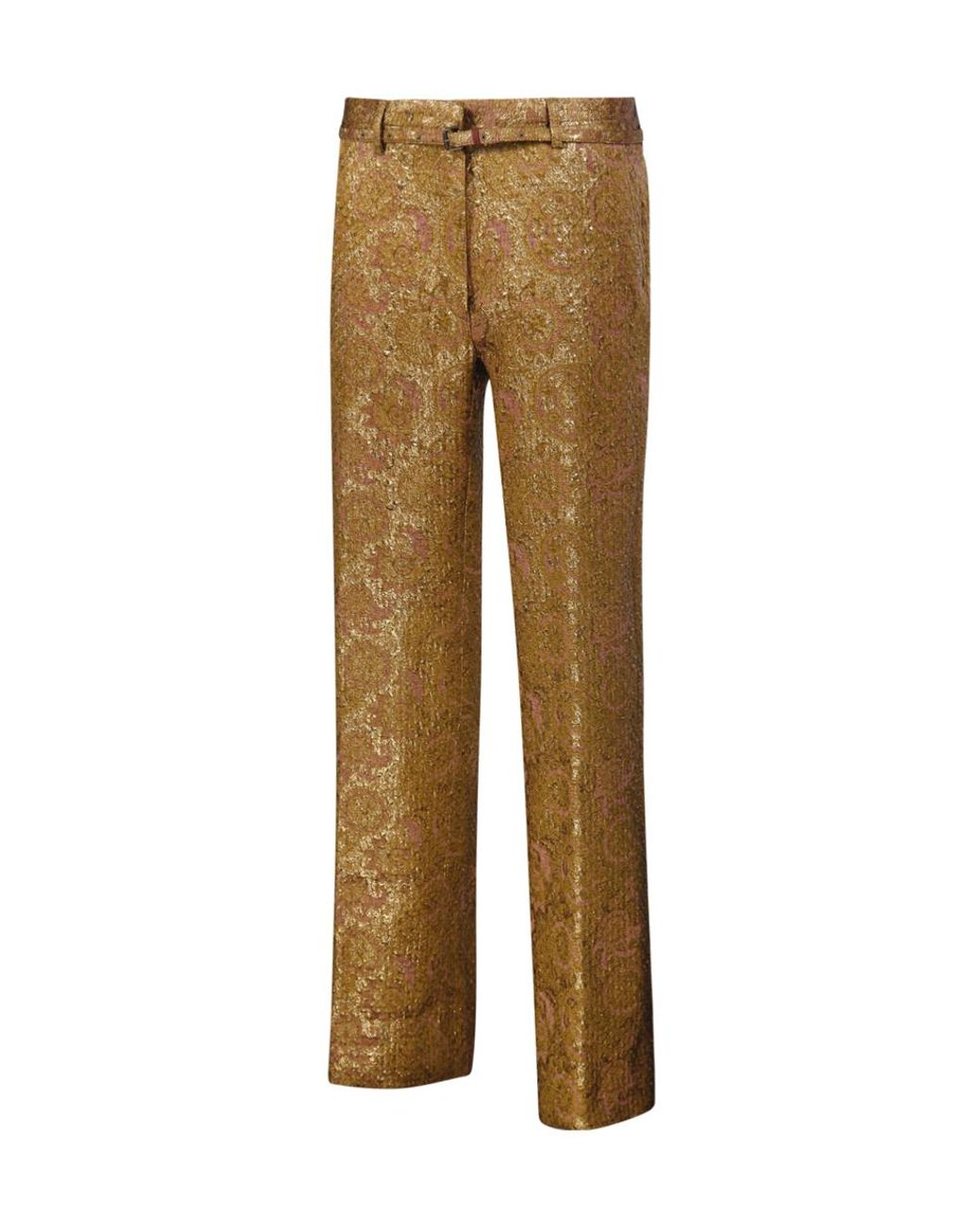 Dries Van Noten Natural Casual Pants With Belt Loops