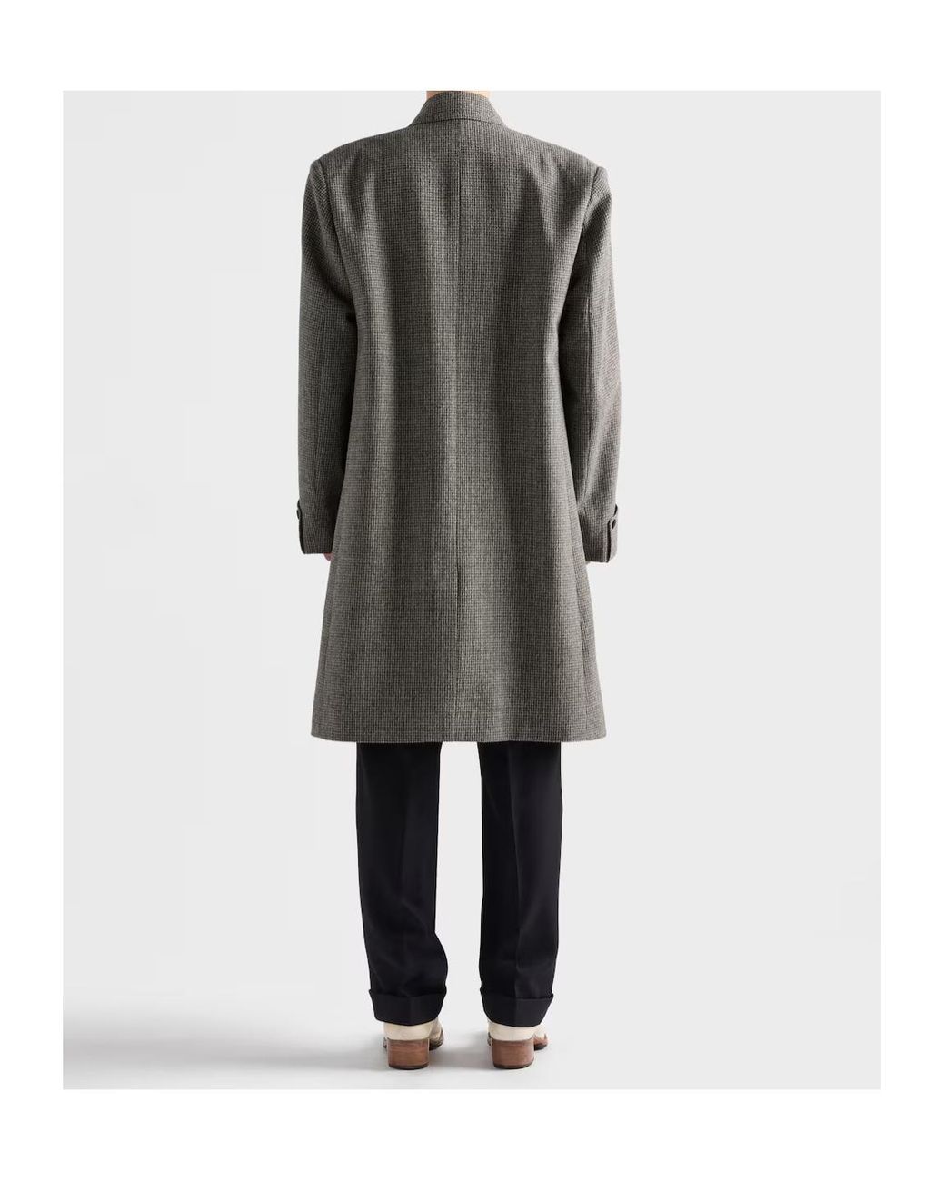 Prada Black Wool Blend Pants for men