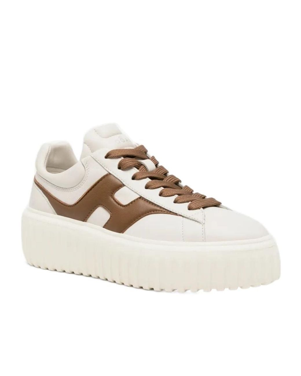 Hogan White Platform H-Logo Sneakers