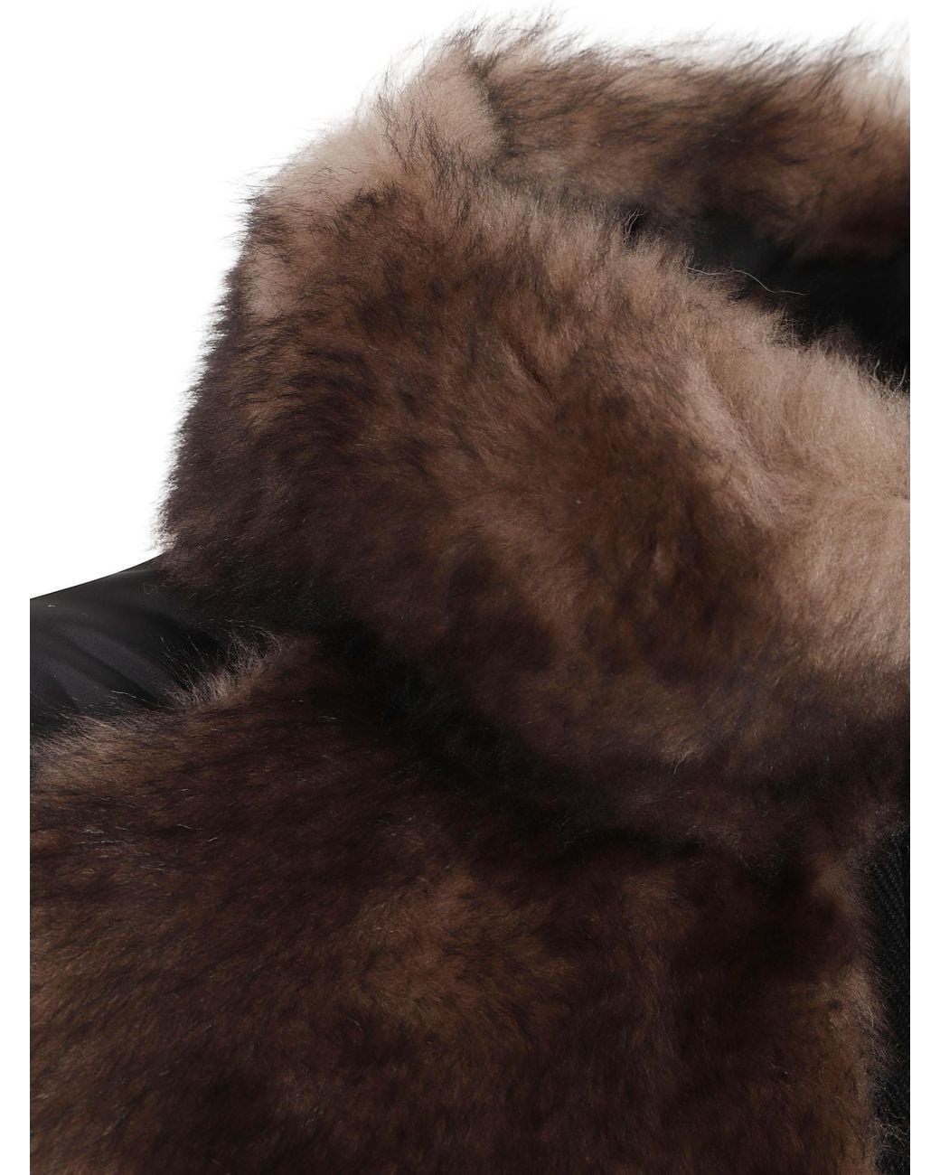 Moncler Brown High Neck Sleeveless Jacket