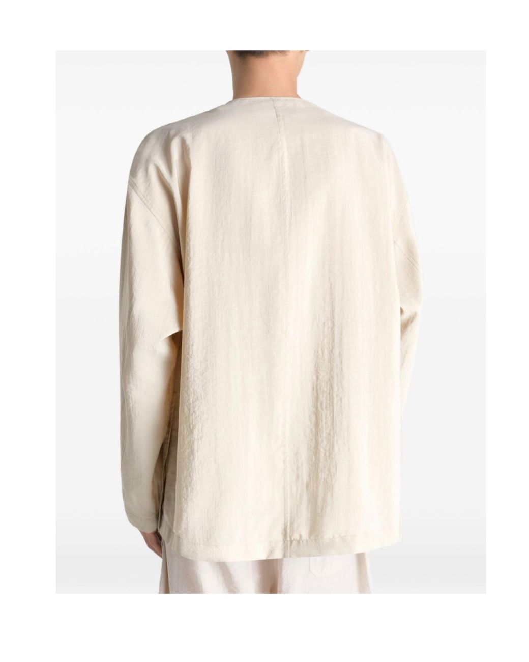 Lemaire Natural Long-Sleeved Shirt for men