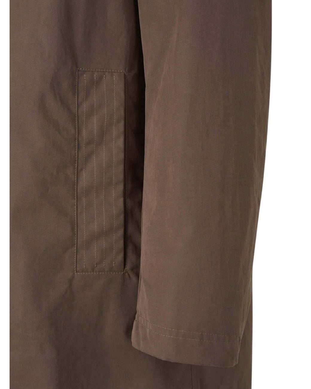 Herno Brown Long, Padded Parka for men