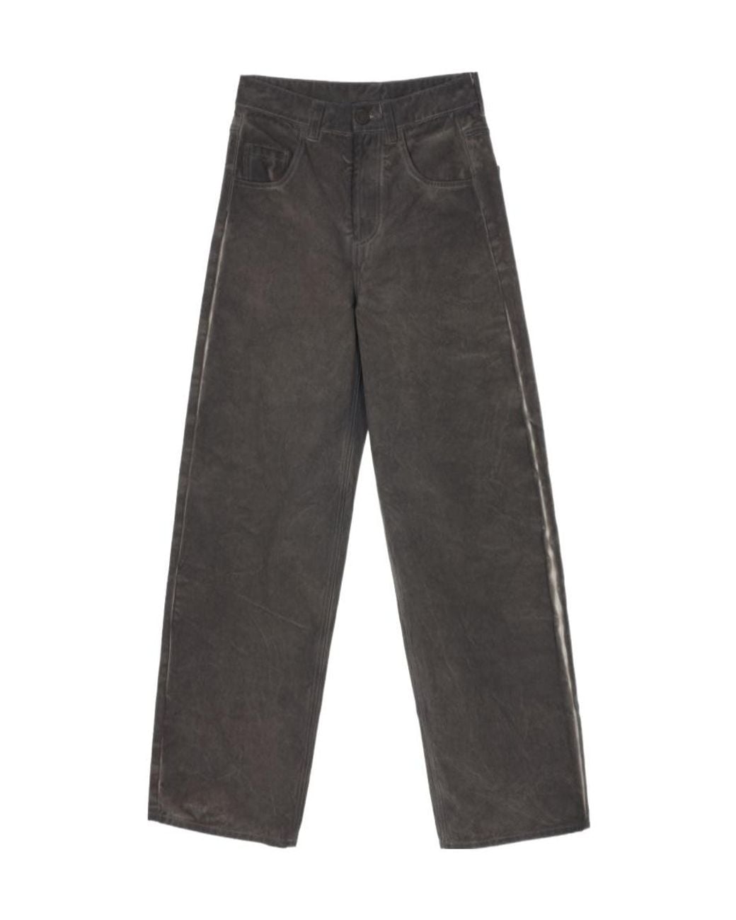 Uma Wang Gray Jeans With Belt Loops