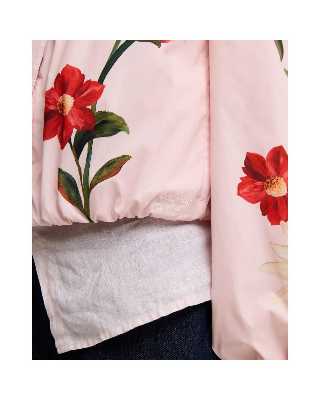 Barbour Pink Bomber Jacket
