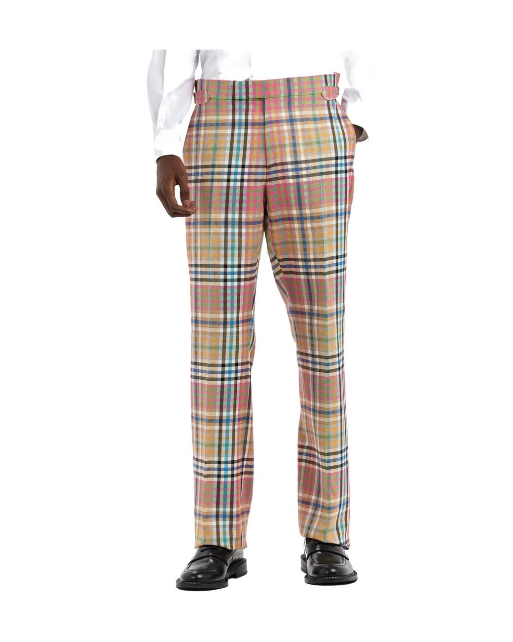 Vivienne Westwood Multicolor Check Casual Trousers for men