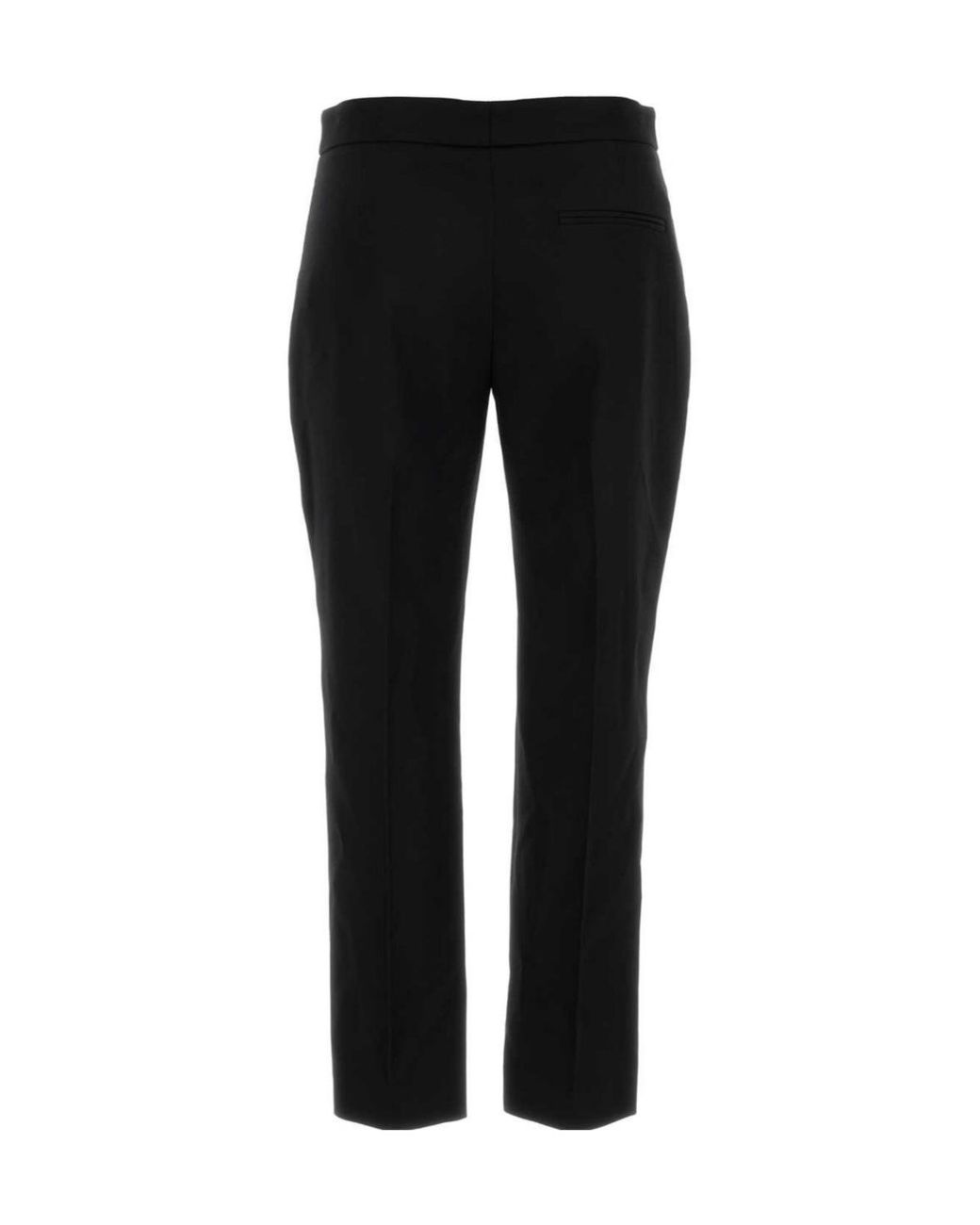 McQueen Black Cigarette Tailored Trousers