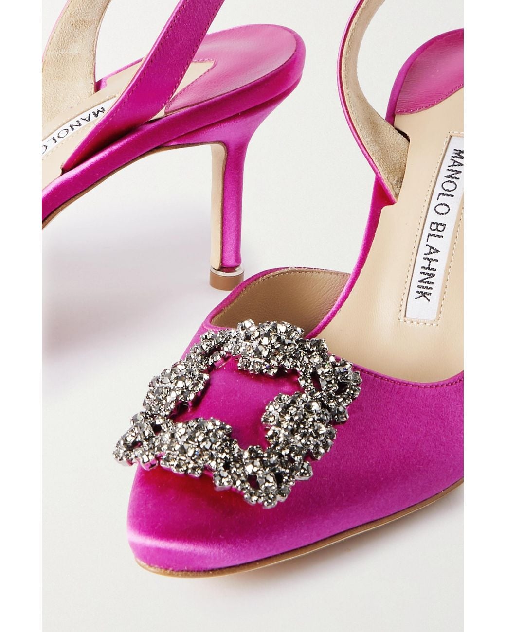 Manolo Blahnik Pink Hangisli High Heels