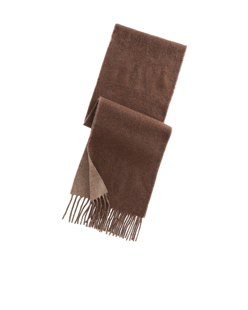 Polo Ralph Lauren Brown Reversible Wool Blend Scarf for men